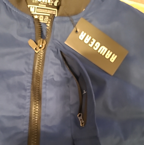 Bomber Jacket NEW Sz M Midweight Weather & Wind Resistant Full Zip RawGear Men's - Picture 7 of 9
